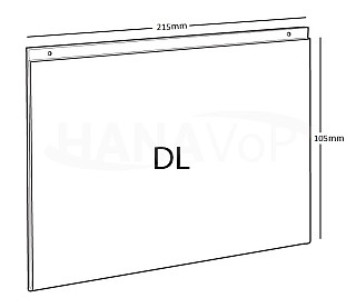 Plexi tabulka DL na šířku