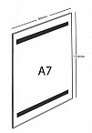 Plexi kapsa magnet A7 na výšku